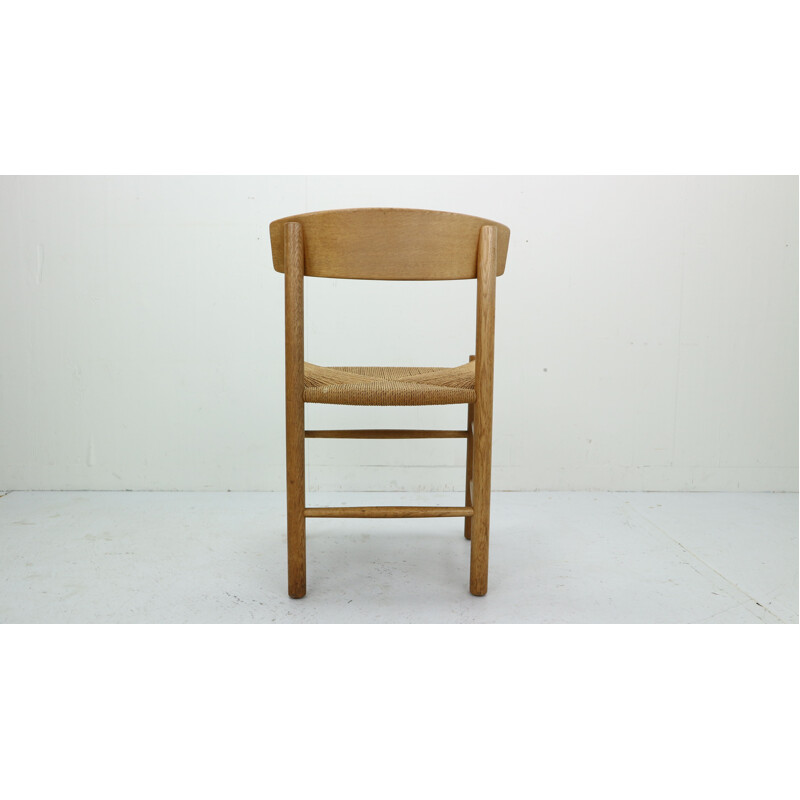 Vintage Danish dining chair in oak by Borge Mogensen,1940