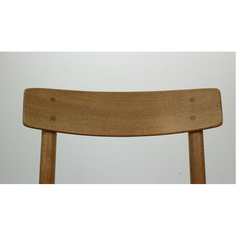 Vintage Danish dining chair in oak by Borge Mogensen,1940