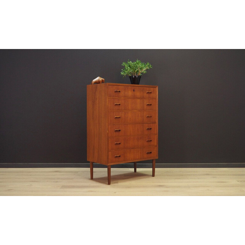 Vintage chest of drawers in teak from the 70s