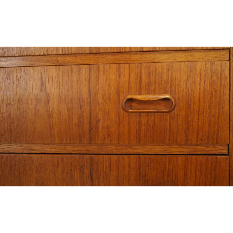 Vintage chest of drawers in teak from the 70s