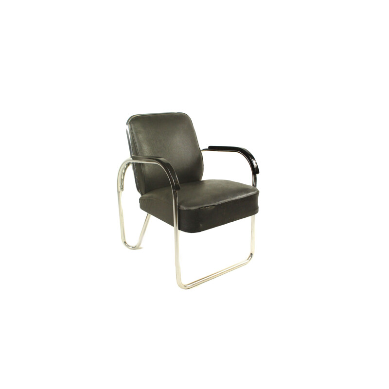 Fauteuil vintage Bauhaus ajustable,1930