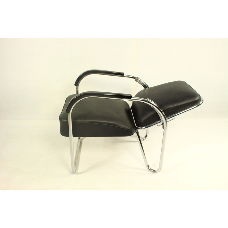 Vintage Bauhaus Adjustable Armchair ,1930