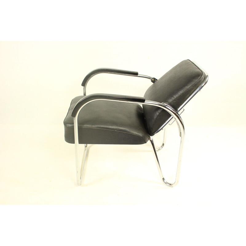 Vintage Bauhaus Adjustable Armchair ,1930