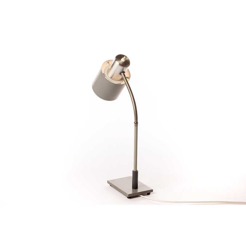 Lampe de bureau grise vintage par JO Hammerborg pour Fog & Morup