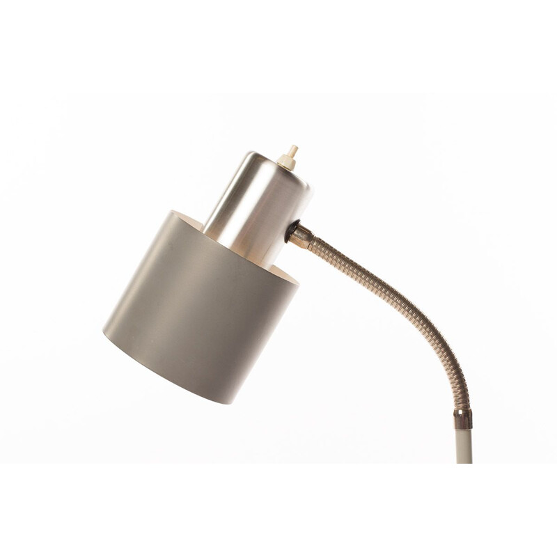 Lampe de bureau grise vintage par JO Hammerborg pour Fog & Morup