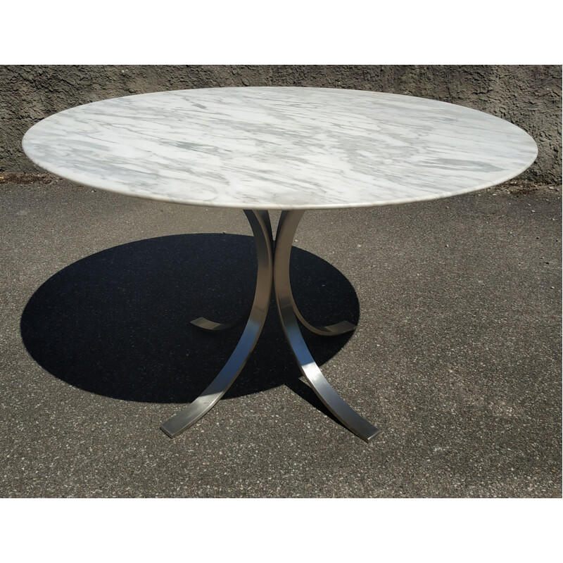 Vintage marble dining table 1970 