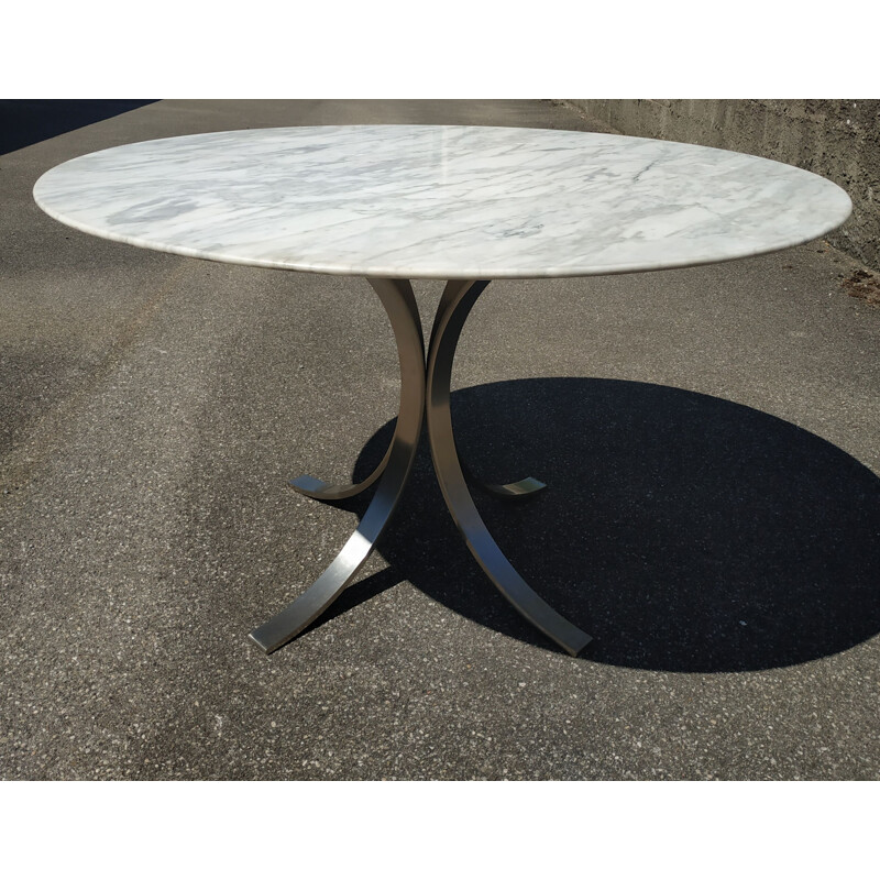 Vintage marble dining table 1970 