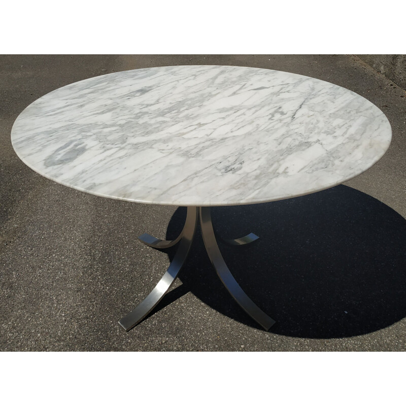 Vintage marble dining table 1970 