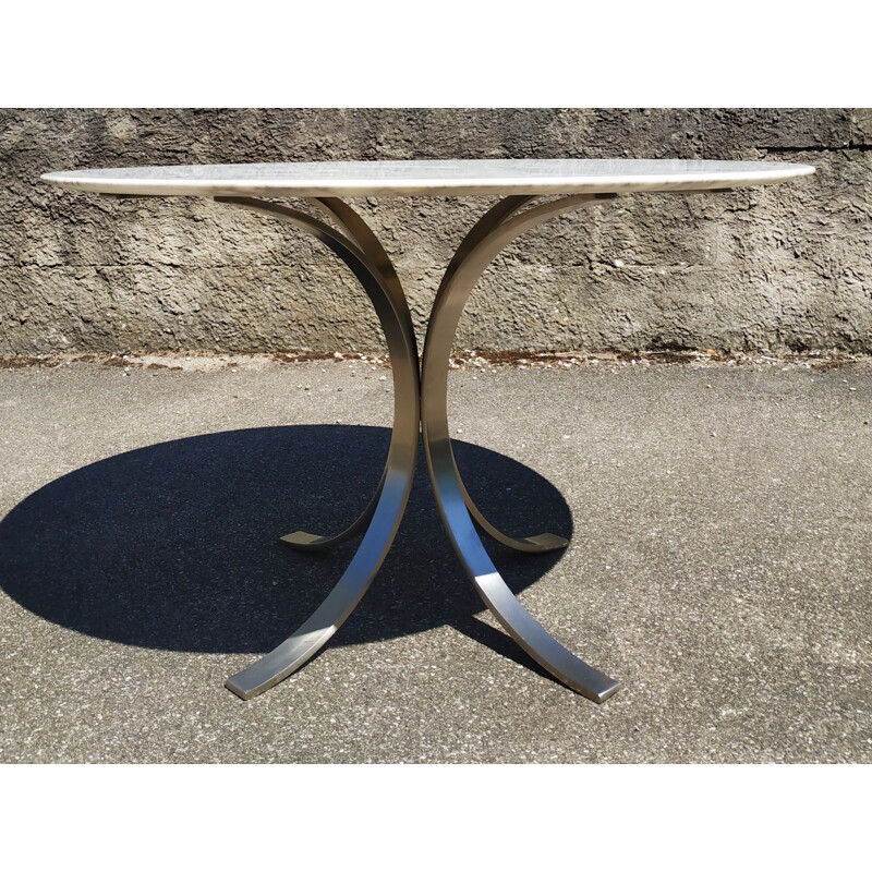 Vintage marble dining table 1970 