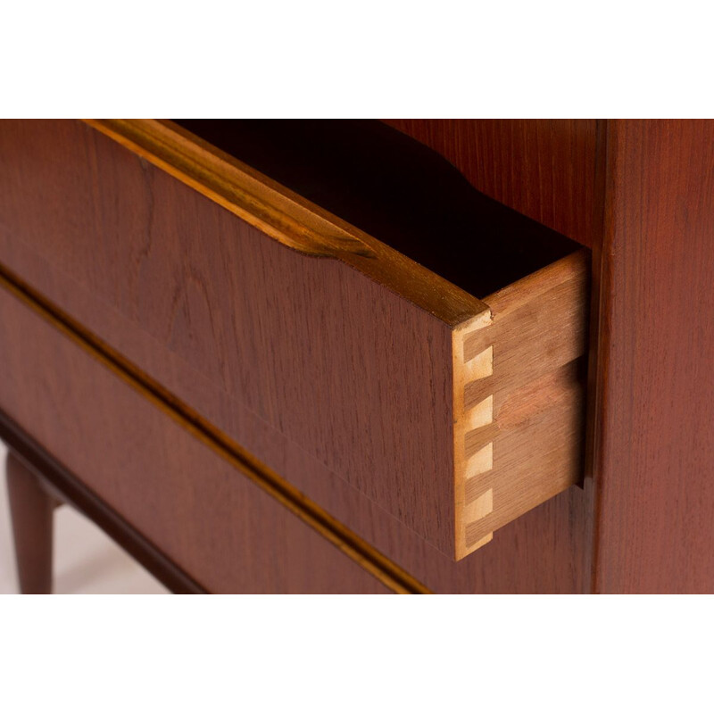 Vintage chest of drawers in teak 1960