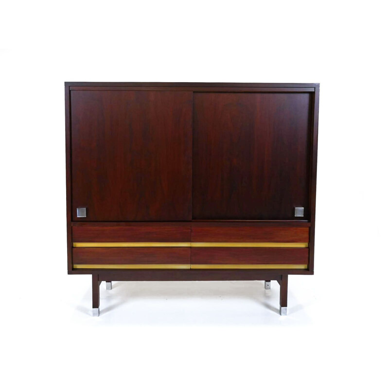 Vintage rosewood cabinet by Alfred Hendrickx 1960