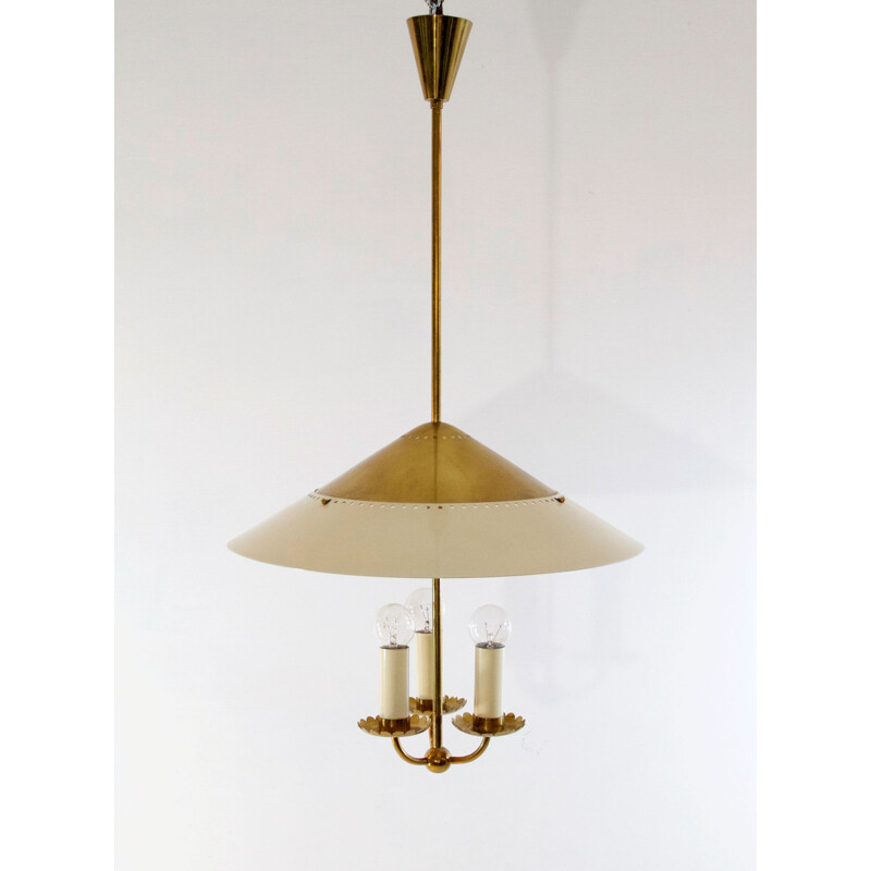 Vintage Brass pendant lamp by Stilnovo