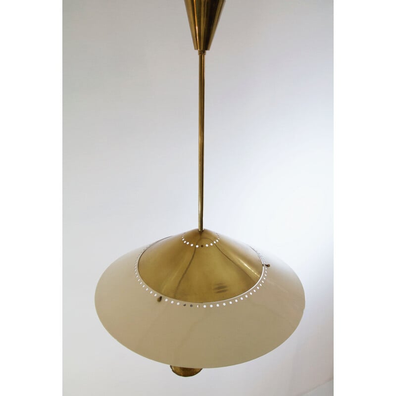 Vintage Brass pendant lamp by Stilnovo