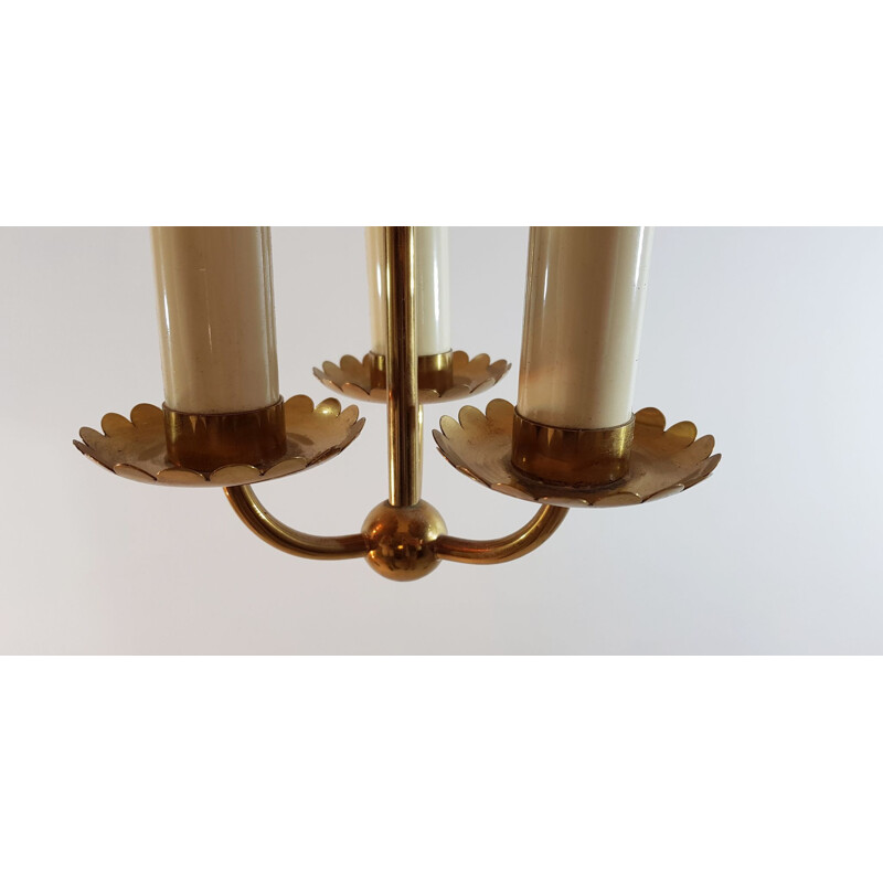 Vintage Brass pendant lamp by Stilnovo