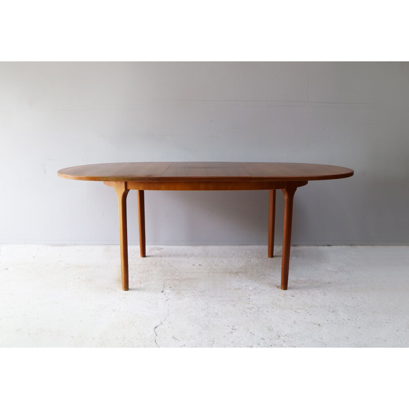 Vintage extending teak dining table by McIntosh