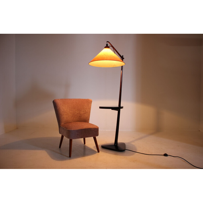 Vintage wooden floor lamp by Vaclav Rada