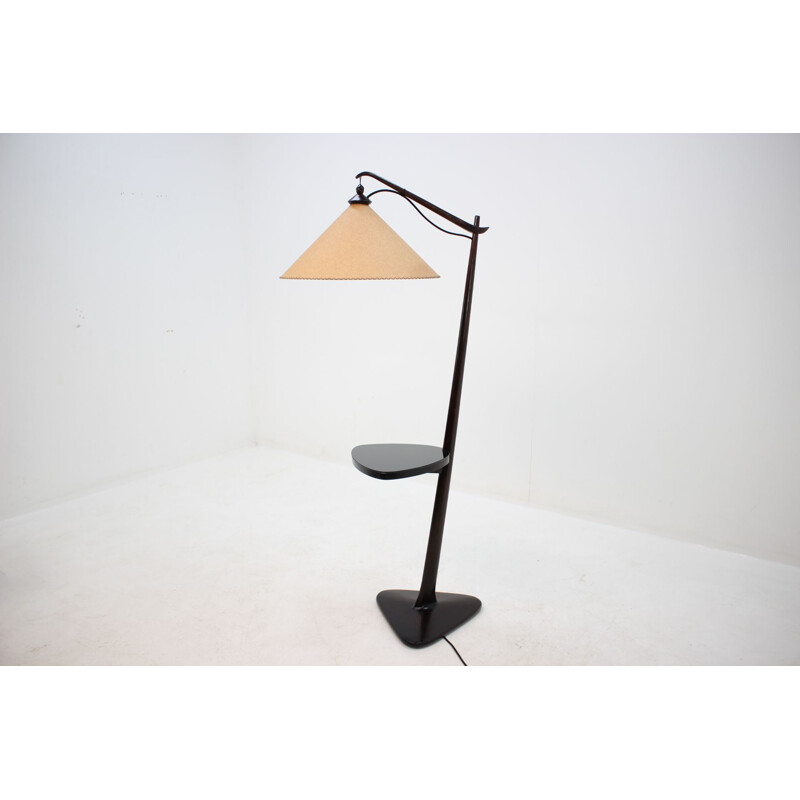 Vintage wooden floor lamp by Vaclav Rada