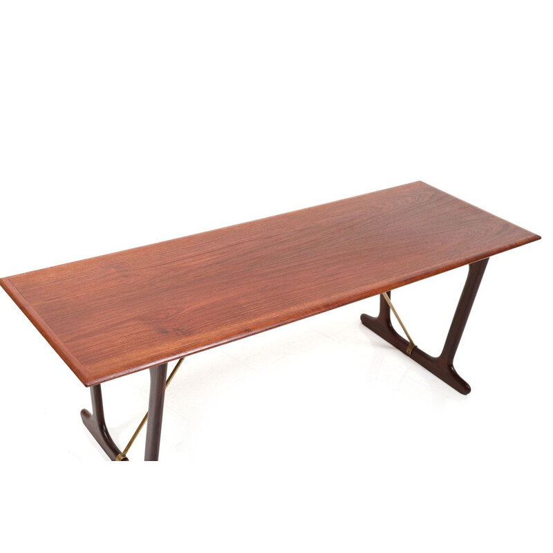 Vintage teak coffee table, Denmark 1950