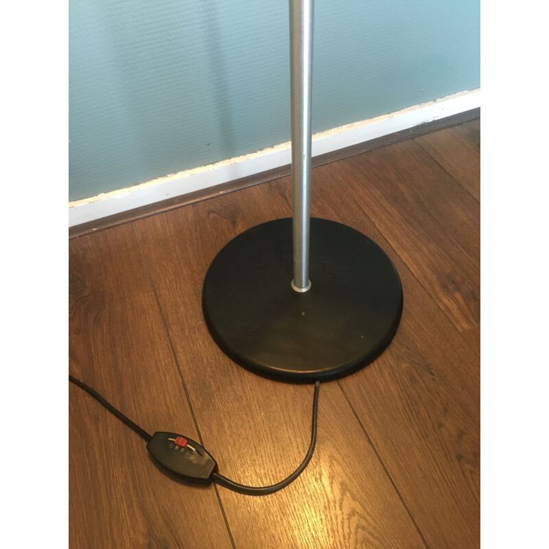 Vintage Industrial black and steel floor lamp