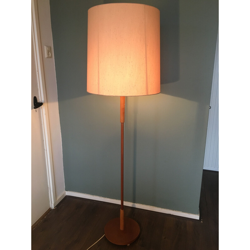 Vintage Danish teak floor lamp