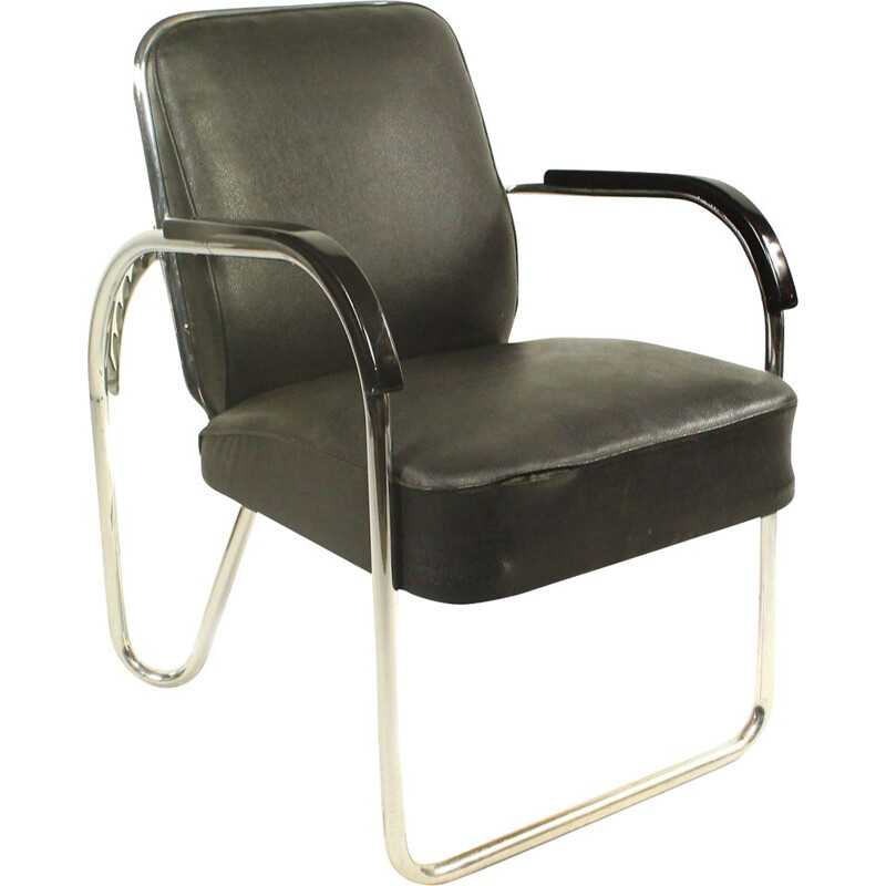 Vintage Bauhaus Adjustable Armchair ,1930