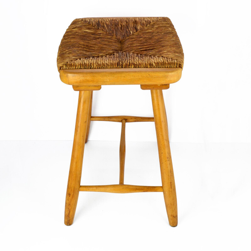 Tabouret vintage rustique