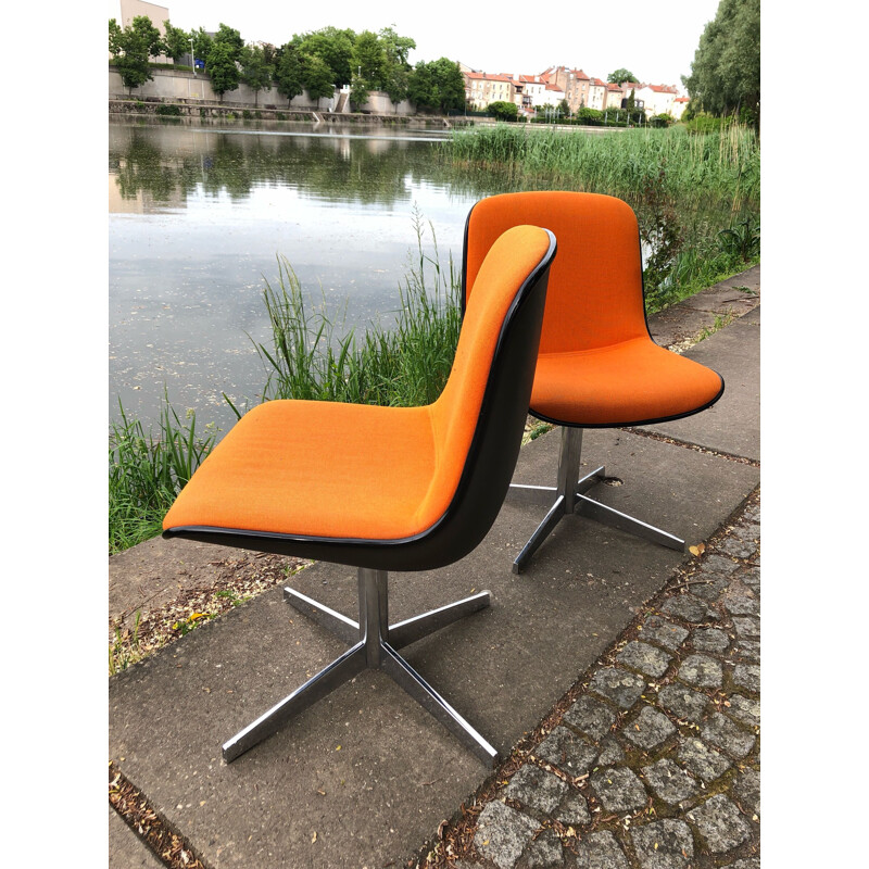 Paire de chaises vintage design pour Comforto
