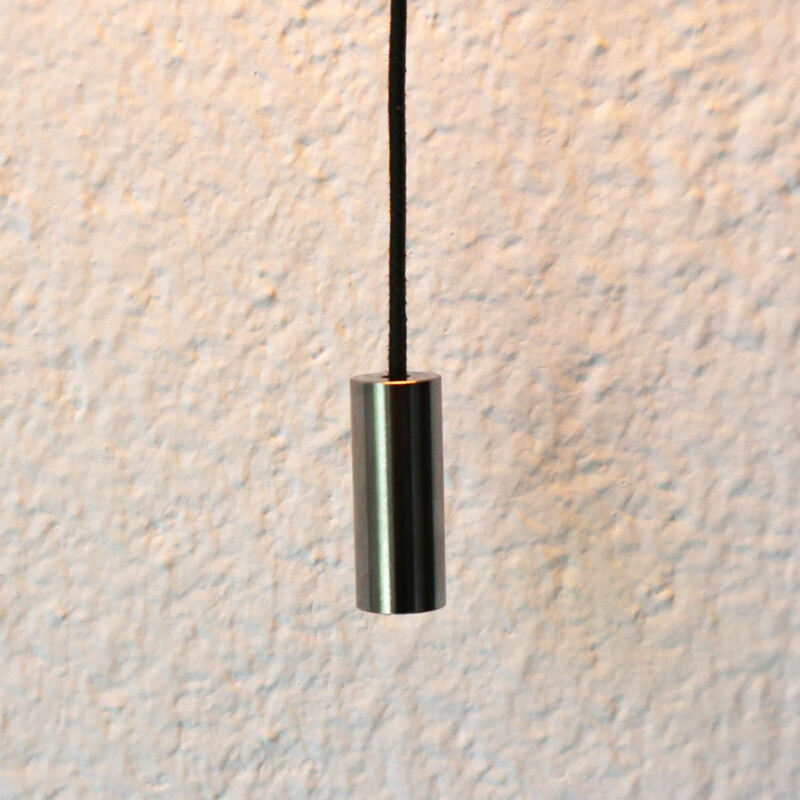 Vintage german wall lamp in glass and metal 1960