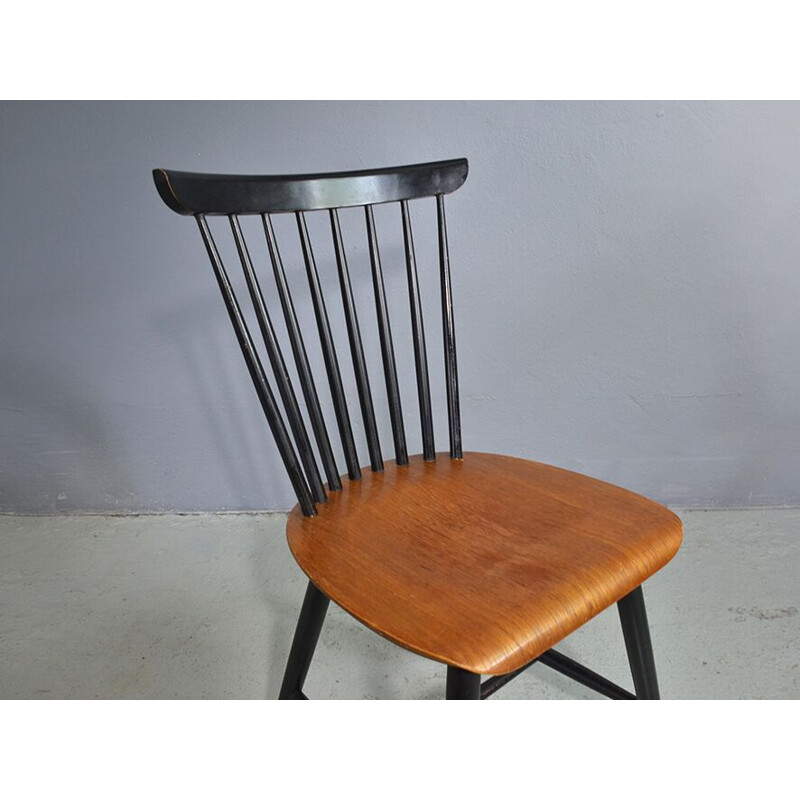 Vintage dutch Tapiovaara chair for Pastoe in wood 1960