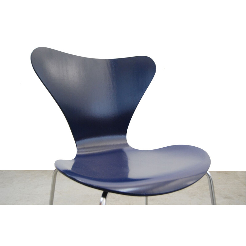 Chaise vintage Butterfly Serie 7 par Arne Jacobsen pour Fritz Hansen, années 1960