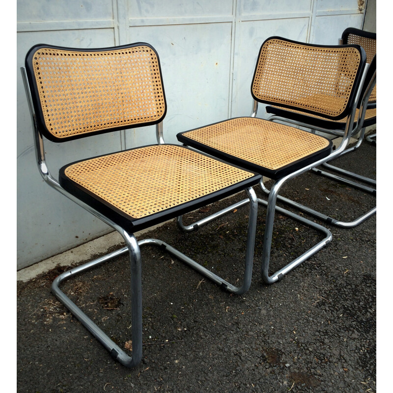 Série de 6 chaises Cesca B32, Marcel BREUER - 1970