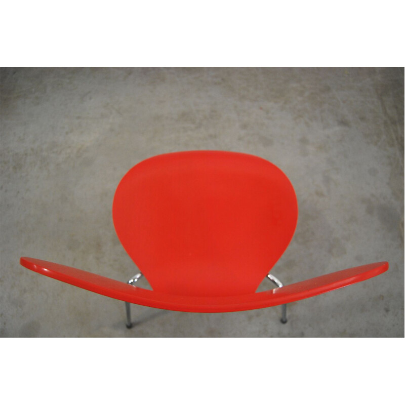 Set of 2 vintage chairs Butterfly model 3107 by Arne Jacobsen for Fritz Hansen, 1996