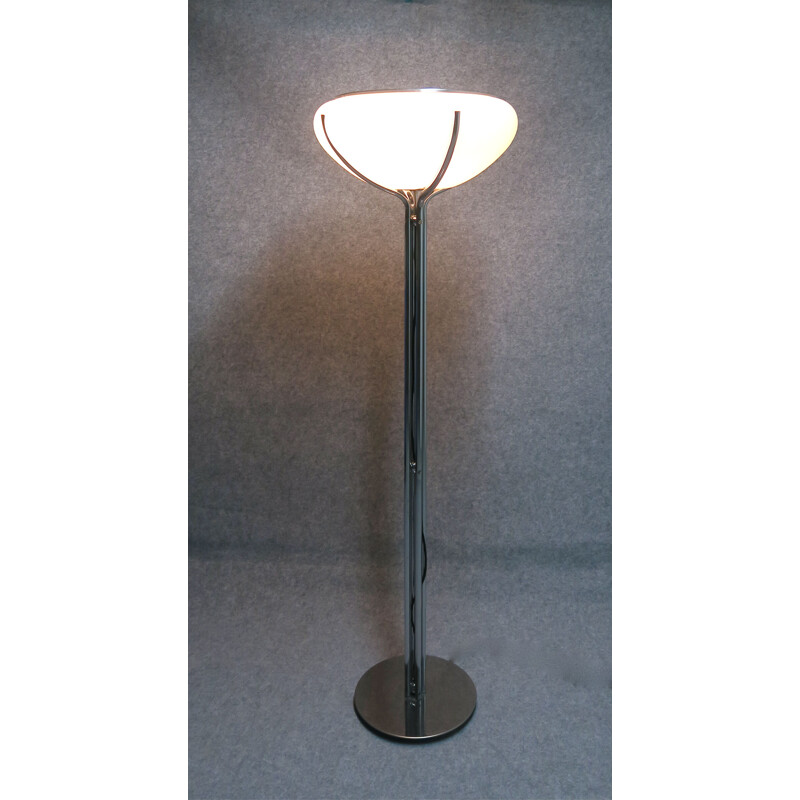 Lampadaire vintage Quadrifoglio par Gae Aulenti pour Harvey Guzzini Italie 1970s