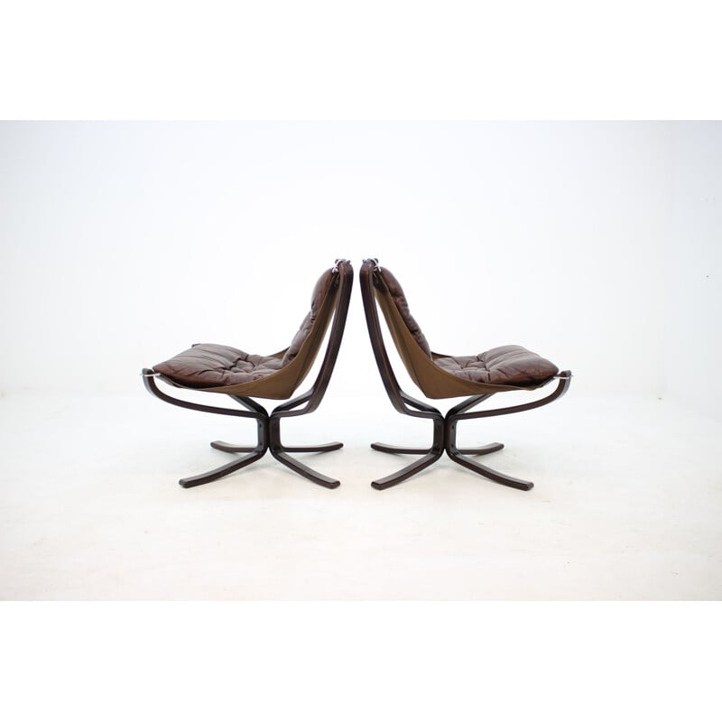 Pair of vintage chairs by Sigurd Ressell for Vatne Møbler, 1970