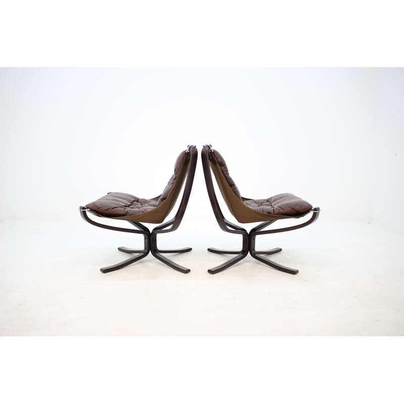 Paire de chaises vintage par Sigurd Ressell pour Vatne Møbler,1970