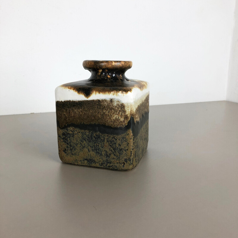 Vaso de cerâmica Vintage de Babara Stehr, Alemanha 1970