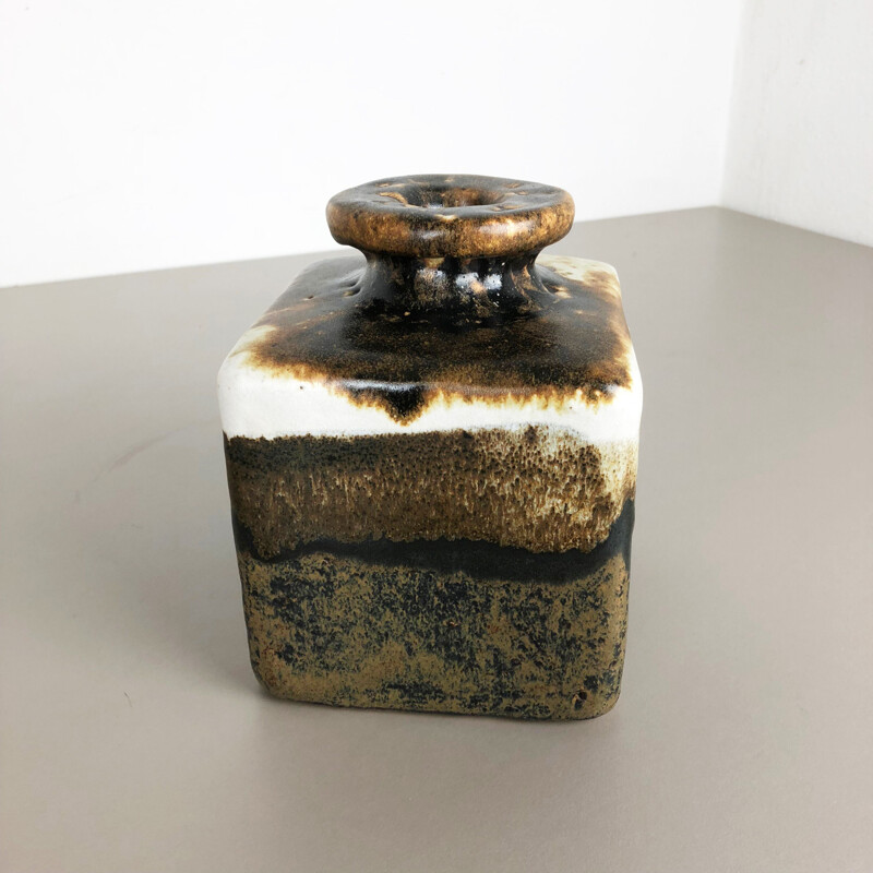 Vaso de cerâmica Vintage de Babara Stehr, Alemanha 1970