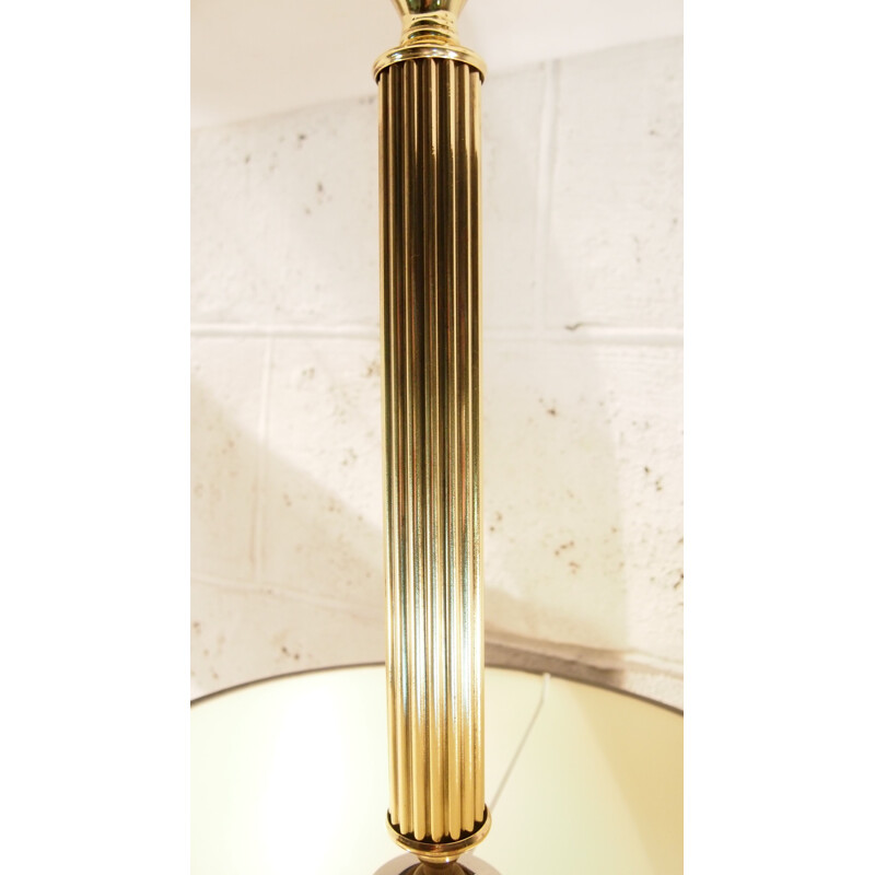 Lampe de table vintage "Empire" en bronze et doré, 1950