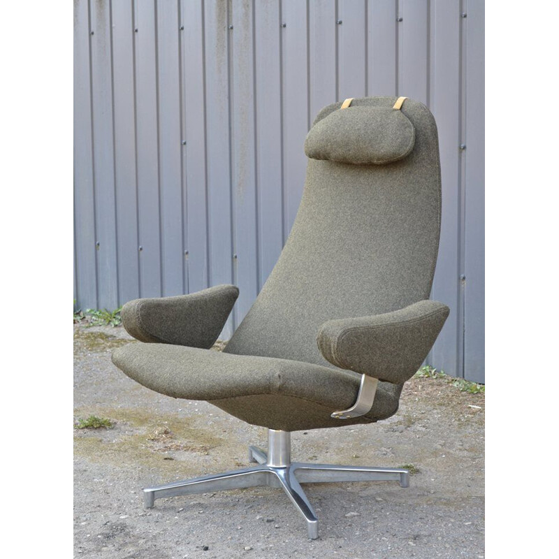 Vintage swivel armchair by Alf Svensson for DUX, 1962
