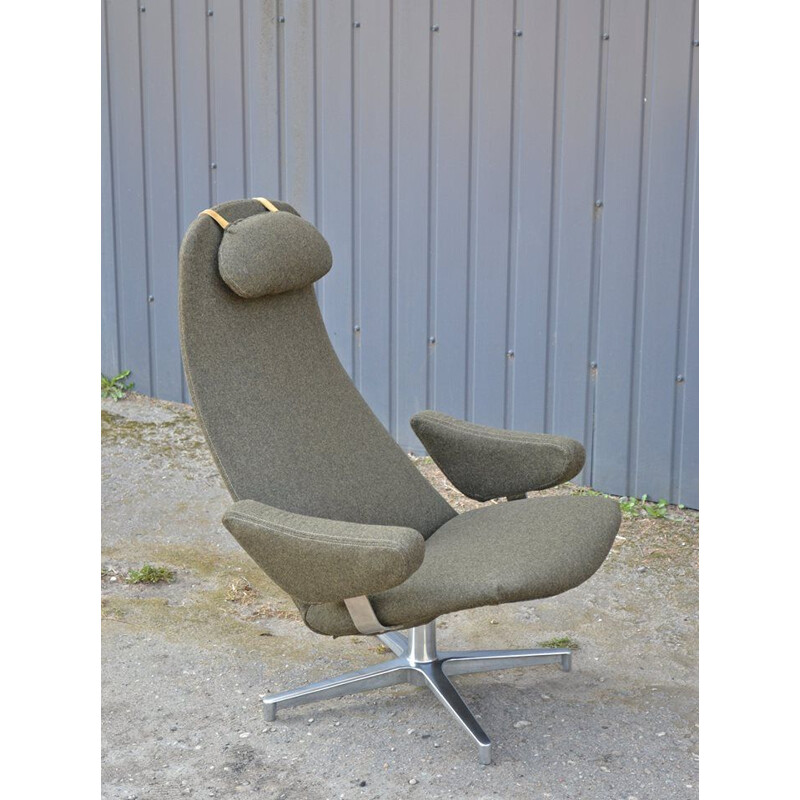 Vintage swivel armchair by Alf Svensson for DUX, 1962