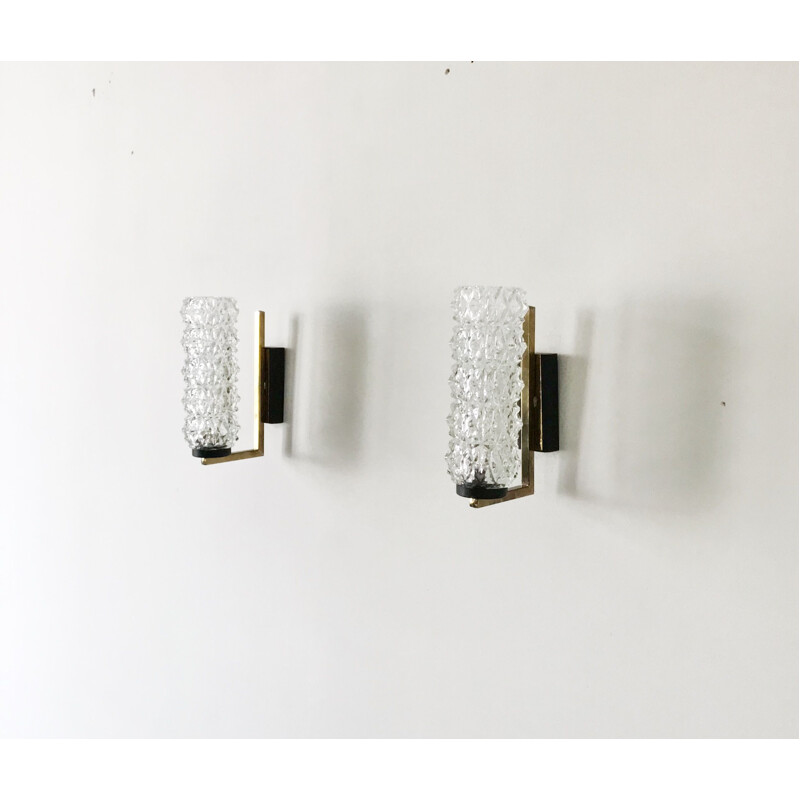 Vintage pair of wall lights by La Maison Arlus, 1950