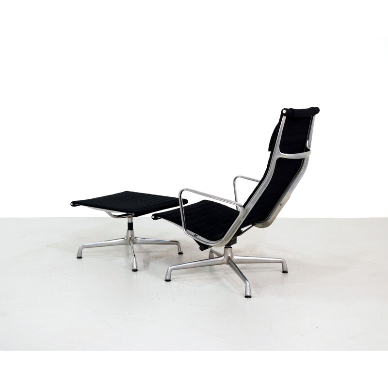 Lounge chaise et ottoman vintage Vintage par Charles et Ray Eames,1960