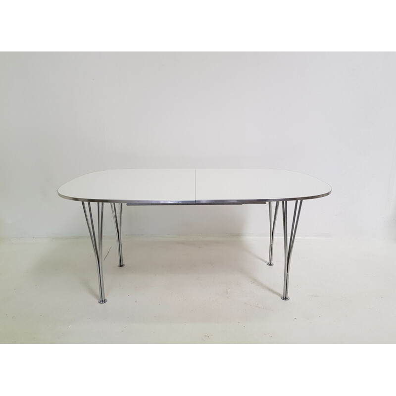 Table à rallonge vintage par Piet Hein, Arne Jacobsen et Bruno Mathsson 1968