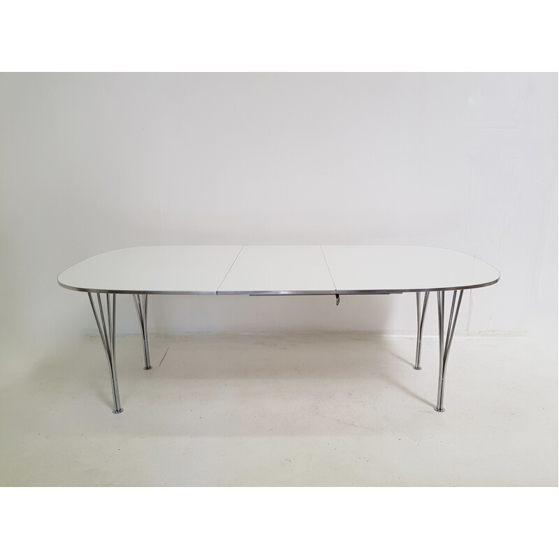 Table à rallonge vintage par Piet Hein, Arne Jacobsen et Bruno Mathsson 1968