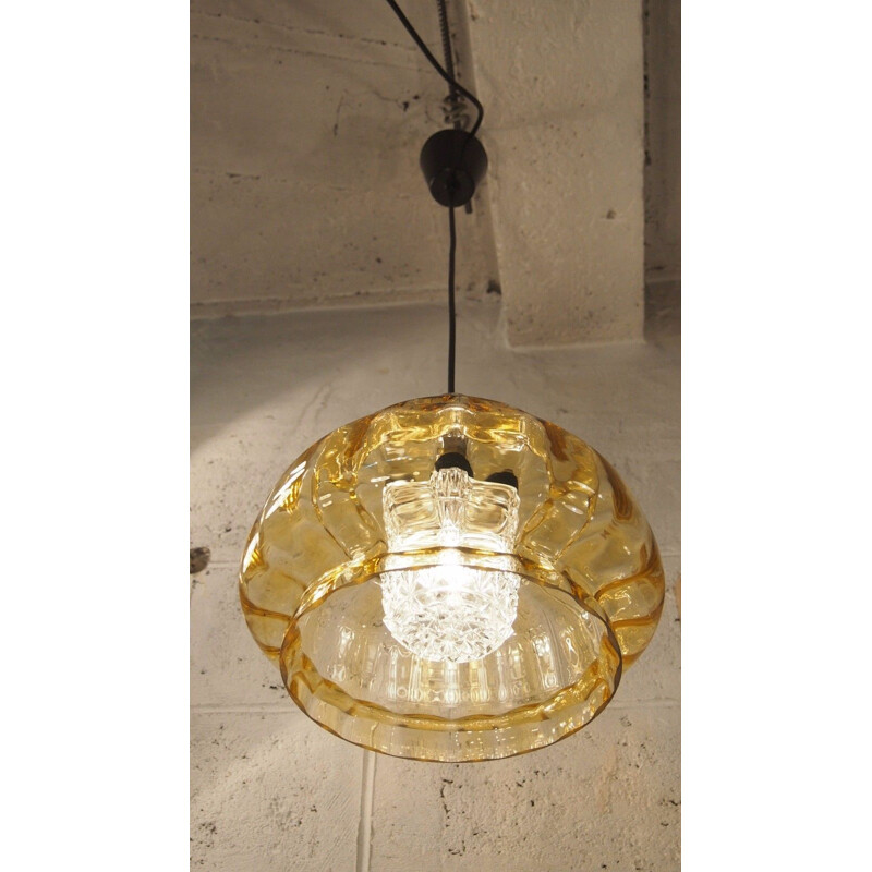 Vintage pendant lamp by Carl Fagerlund ORREFORS 1960