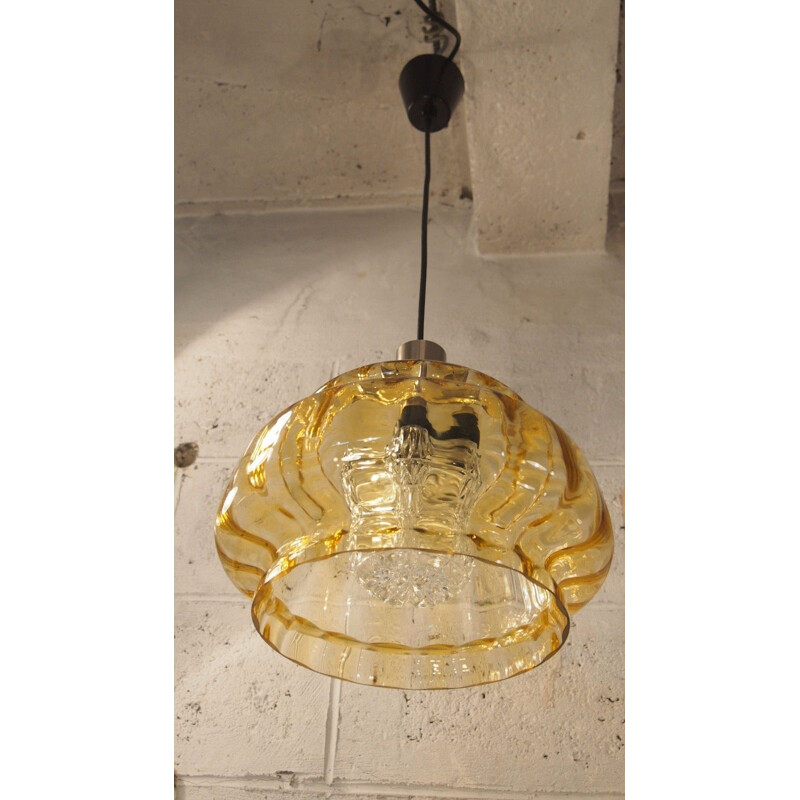 Vintage hanglamp van Carl Fagerlund ORREFORS 1960