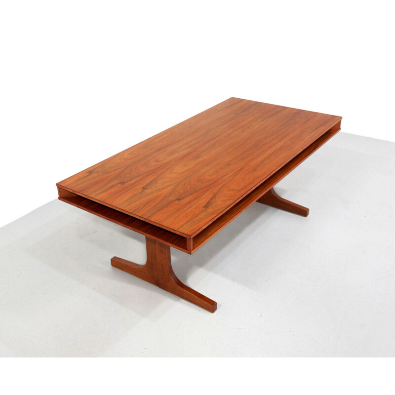 Vintage Conference Table in Rosewood Dutch 1970s