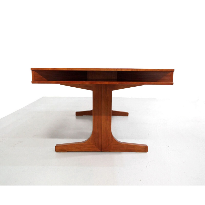 Vintage Conference Table in Rosewood Dutch 1970s