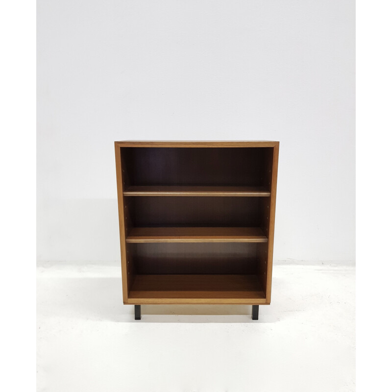 Vintage bookcase in walnut Scandinavian 1960s