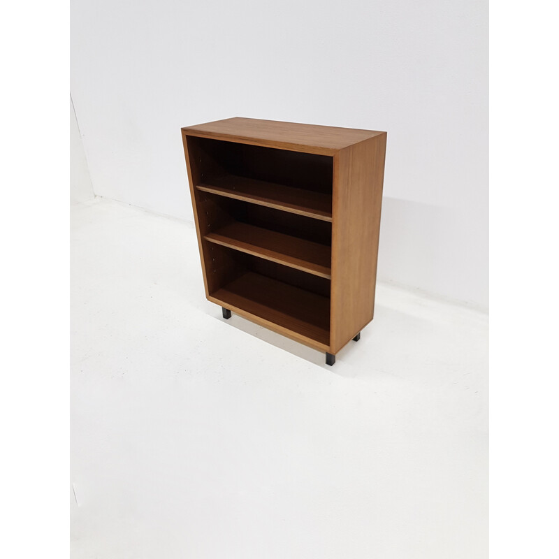 Vintage bookcase in walnut Scandinavian 1960s